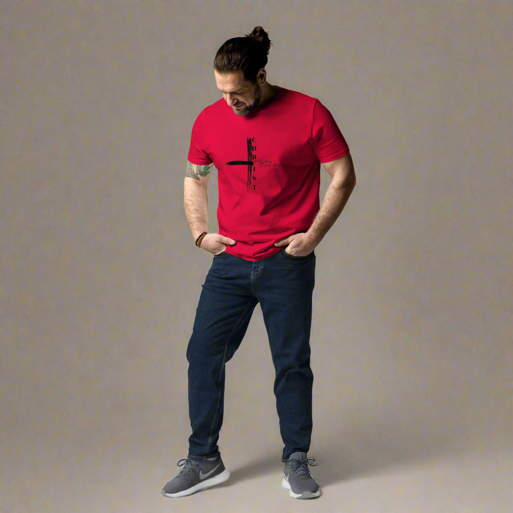 Reborn™ Christ Cross Unisex organic cotton t-shirt