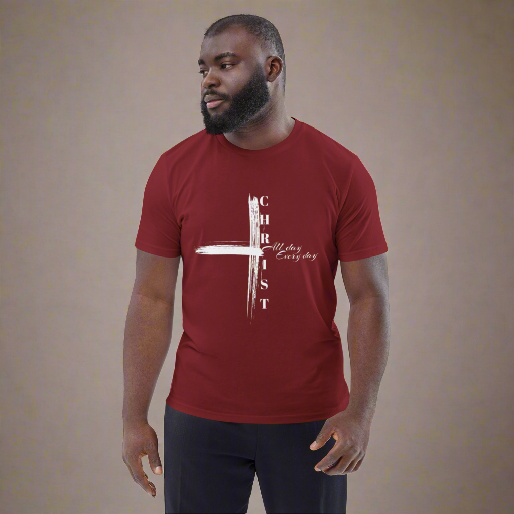 Reborn™ Christ cross Unisex cotton t-shirt