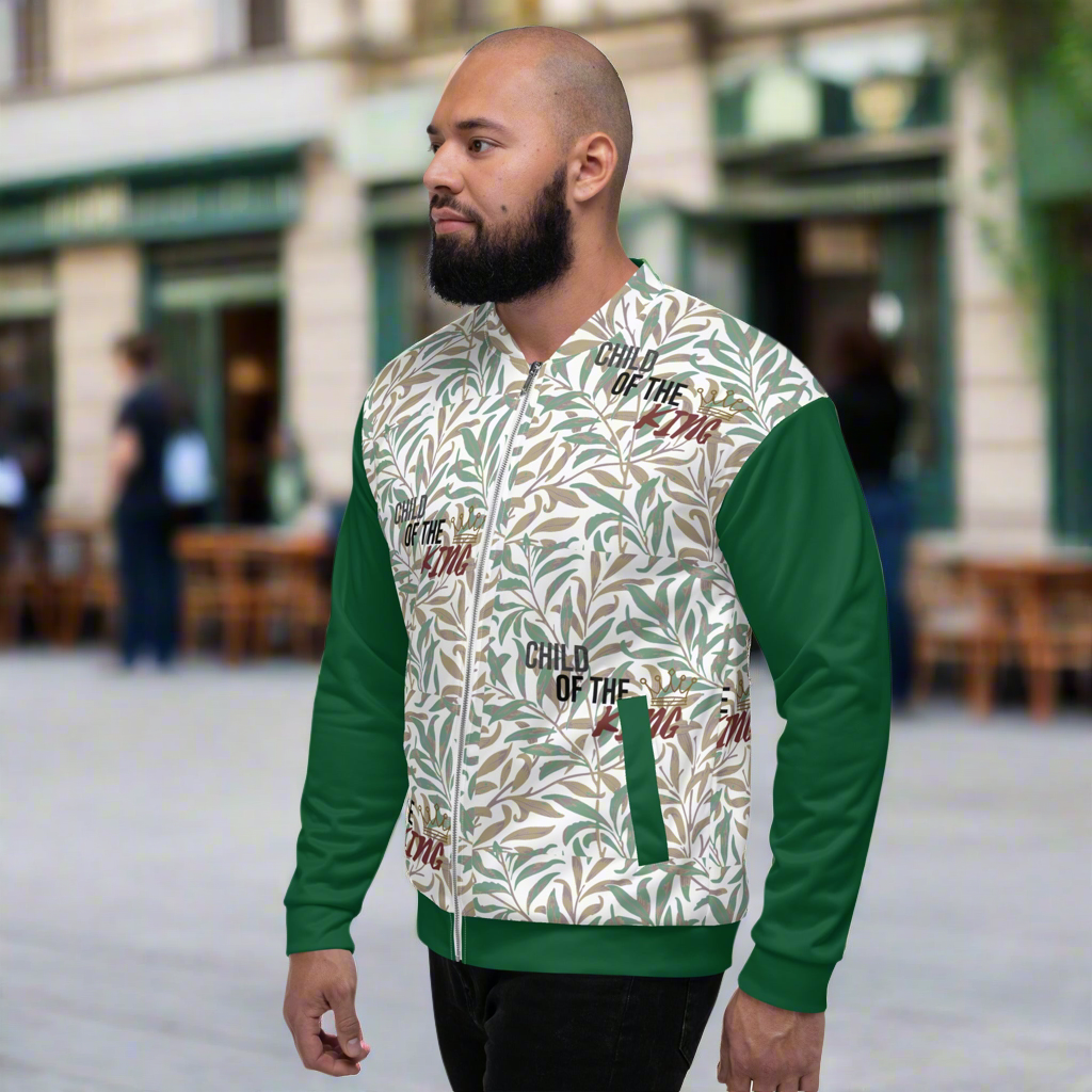 Reborn™ Child of the King Unisex Bomber Jacket