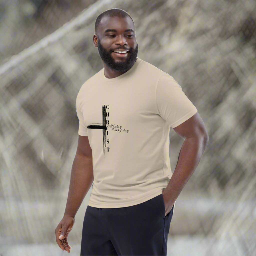 Reborn™ Christ Cross Unisex organic cotton t-shirt