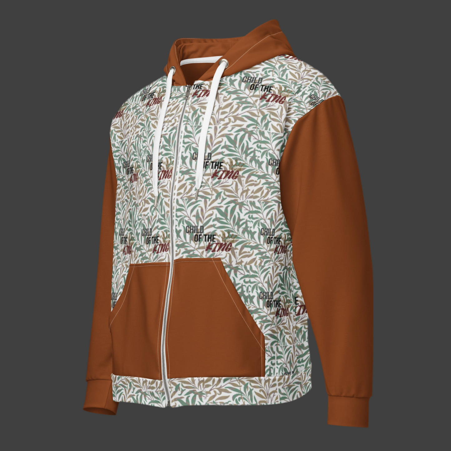 Reborn™ Child of the King Unisex zip hoodie