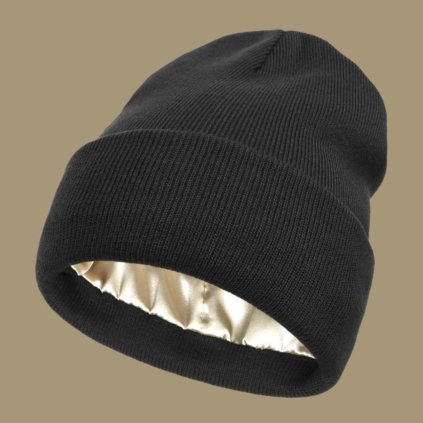 Satin Lined Anti Static Warm Wool Hat