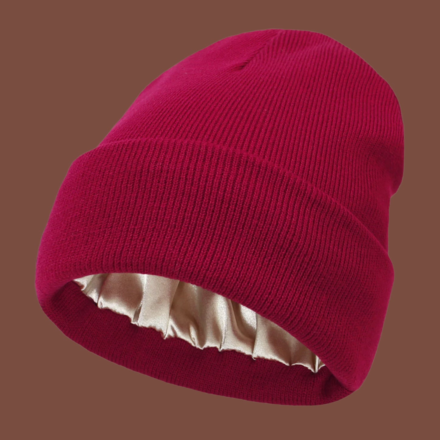 Satin Lined Anti Static Warm Wool Hat
