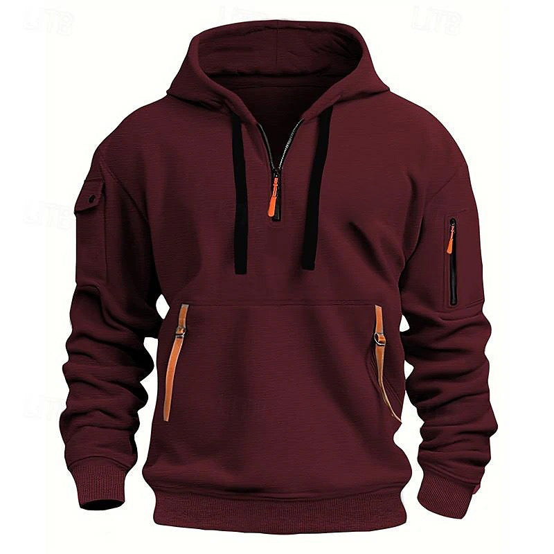 Cotton Dropped Shoulder Hooded Sweatshirt Men's Women's Plus Size Loose Pullover Fashion Sweatshirt